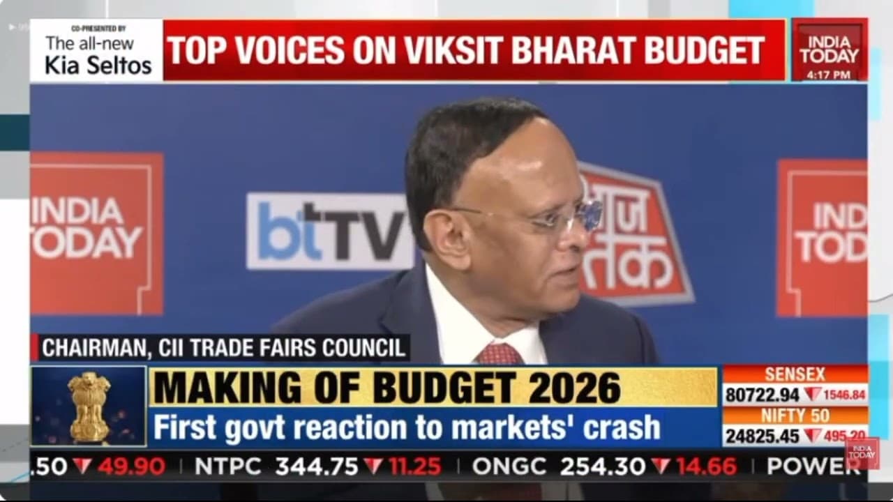 Mr B Thiagarajan, MD, Blue Star - India Today - Budget Views 2026